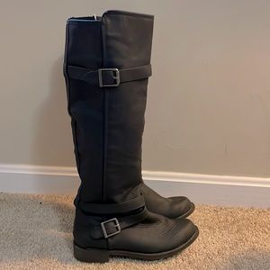 Ride Around black under the knee boots